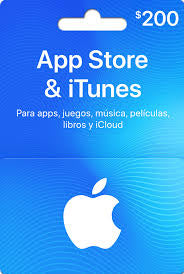 App store & iTunes gift card $200
